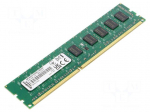 DRAM memory | DDR3 DIMM ECC | 1600MHz | 1.35&divide;1.5VDC | industrial