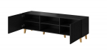 Cama RTV cabinet PAFOS 150x42x52 Black matt