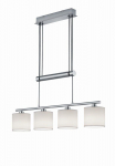 Trio Garda piekarama lampa 4xE14 white brushed steel 305400401 4017807336948