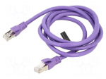 Patch cord | S/FTP | Cat: 6a | RJ45 plug,both sides | stranded | OFC