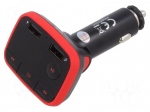 FM transmitter | microSD,USB A socket x2 | Uin: 12&divide;24V | 5V/2.4A