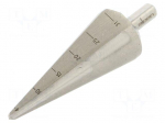 Taper reamer | Drill Bit: for metal,step,conical | 6&divide;30mm