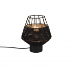 TRIO-Lighting Borka table lamp E27 black gaismeklis