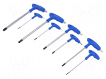 Wrench: hex key-set | Kind of handle: L | 8pcs.