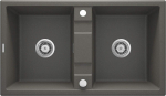 2-bowl granite sink