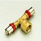 PE-X pres trejgabals 26x3/4"F, TH,Tiemme PE-X presējams T-gabals F