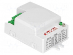 Microwave motion detector | wall mount,plaster embedded | 230VAC
