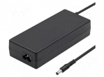 Power supply: switching | 12VDC | 5A | Out: 5,5/2,1 | 60W | 220&divide;240VAC