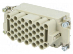 Connector: HDC | contact insert | female | 16A | 500V | Han&reg; EEE | PIN: 40