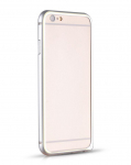 Back panel cover Apple  iPhone 6  Blade Series Hippocampal Buckle Metal Bumper HI-T025 silver
