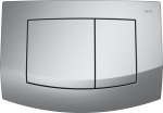 TECEambia WC plate (9240225) chrome matt