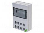 Enclosure: for modular components | grey | No.of mod: 14 | AKi
