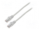 Patch cord | U/UTP | Cat: 6 | RJ45 plug,both sides | stranded | CCA | 15m