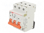 Circuit breaker | 230/400VAC | Inom: 16A | Poles: 3 | Charact: C | 6kA