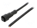 Connector: circular | plug | PIN: 6 | female | cables | X-Lok | IP68 | 2A