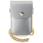 Back panel cover Hello Kitty  Silver