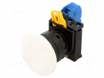 Switch: push-button | 22mm | Stabl.pos: 1 | NO | white | none | IP65 | YW