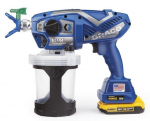 GRACO ULTRA AIRLES PAINT GUN ( 2 x AKU. 2AH DEWALT+ LOAD ) + BAG