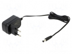 Power supply: switching | mains,plug-in | 12VDC | 0.5A | 6W | 80.19%