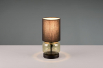 Trio Elio table lamp E27 matt black/green gaismeklis 517800115 4017807601060