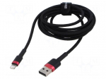 Cable | High Speed,USB 2.0 | Apple Lightning plug,USB A plug