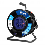 Elektrimaterjalid | Kaablid, Jaotuss&uuml;steemid ja T&ouml;&ouml;riistad // Elektri laiendid, Pikendusjuhtmete, hajutuste ja UK ja USA adapterite komplekt // Przedłużacz bębnowy, 4 gniazda 2P+Z, kabel PVC H05VV-F 3x1,5mm?, długość - 50m, STAŁE GNIAZDA, termik, prz ...