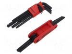 Wrench: hex key-set | spherical | Kit: 10999,12587 | 2pcs.