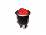 ILLUMINATED ROCKER SWITCH - RED - 2P/ON-OFF