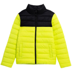Boy's down jacket 4F juicy green 4FJSS23TDJAM077 45S 158cm