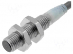 Sensor: inductive | OUT: NPN / NC | 0&divide;2mm | 12&divide;24VDC | M8 | 2m | IP67
