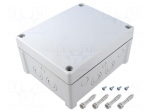 Enclosure: junction box | X: 163mm | Y: 201mm | Z: 98mm | wall mount | ABS