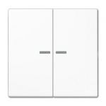 JUNG Taustiņs 2-viet ar indikācijas logu, duroplasts, Serie LS, balts LS995KO5WW