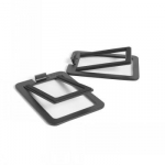 KANTO AUDIO DESKTOP SPEAKER STANDS FOR SMALL SPEAKERS - BLACK (PAIR)