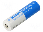 Re-battery: Li-Ion | 21700 | 3.7V | 5000mAh | &Oslash;21.5x74.5mm | 10A