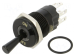 Switch: toggle | Pos: 2 | SPDT | ON-ON | 5A/250VAC | -40&divide;85&deg;C | IP67 | brass