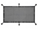 Cable box | black | W: 340mm | L: 690mm