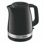 TEFAL | Kettle | KO150F30 Delfini Vision | Electric | 2400 W | 1.5 L | Plastic | 360&deg; rotational base | Black/Stainless steel