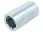 Adapter to be screwed | silver | IP66 | Harmony XVB7