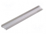 Profiles for LED modules | surface | natural | L: 1m | aluminium