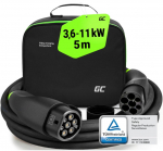 Electric car charging cable Green Cell Snap Type 2 11kW 5m Type 2 - Type 2