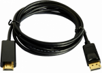 Cable Brackton DisplayPort Male - HDMI Male 2m Black