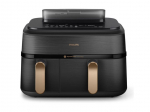 Table grill Philips  Dual Steam Air Fryer | NA552/00 5000 Series | Power 2750 W | Capacity 9 L | RapidAir Plus | Black