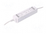 Power supply: switched-mode | LED | 60W | 12VDC | 5A | 220&divide;240VAC | IP67