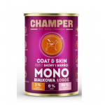 CHAMPER Coat & Skin Monoprotein Salmon - wet dog food - 400g
