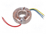 Transformer: toroidal | 160VA | 230VAC | 12V | 12V | 6.66A | 6.66A | 1.7kg