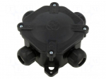 Enclosure: junction box | X: 80mm | Y: 80mm | Z: 45mm | wall mount | IP67