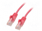 Patch cord | U/UTP | Cat: 5e | RJ45 plug,both sides | stranded | CCA