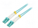 Fiber patch cord | OM3 | LC/UPC,both sides | 20m | 50/125um | LSZH