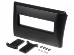 Radio mounting frame | Fiat | 1 DIN | black