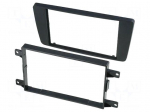 Radio mounting frame | &Scaron;koda | 2 DIN | black
